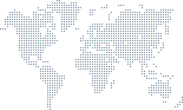 dot matrix world map